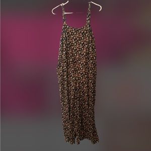 Vibe Sportswear 2XL Romper with pockets / Wildflower Pattern Cottagecore